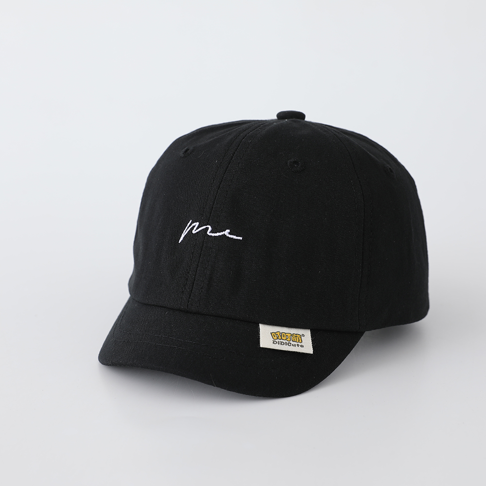 Embroidery Letter - Kinder-Baseballkappe im Koreanischen Stil mit Handgeschriebenem