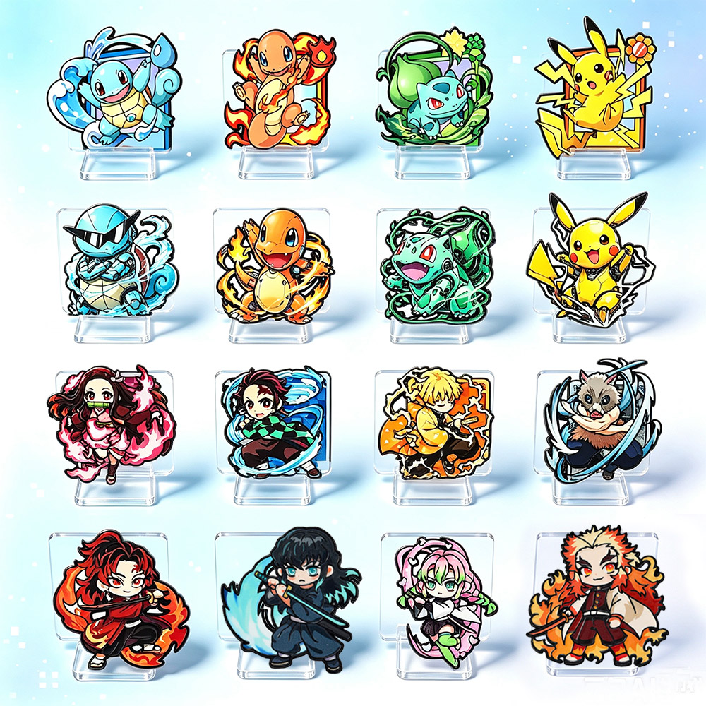 Embroidery Outfit - 8 Stück Anime Pokemon & Demon