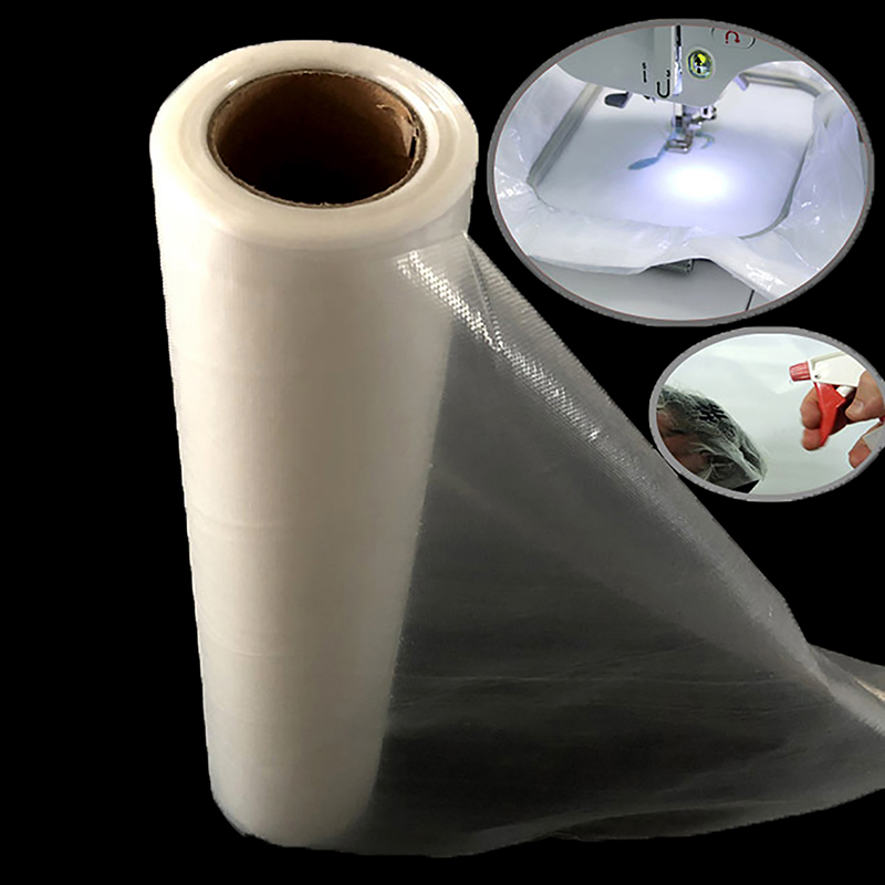 Embroidery Web - Maschinenstickerei-Stabilisator Wasserlösliche Stickerei-Überlagerungsfolie 11,8 Zoll*10 Yards