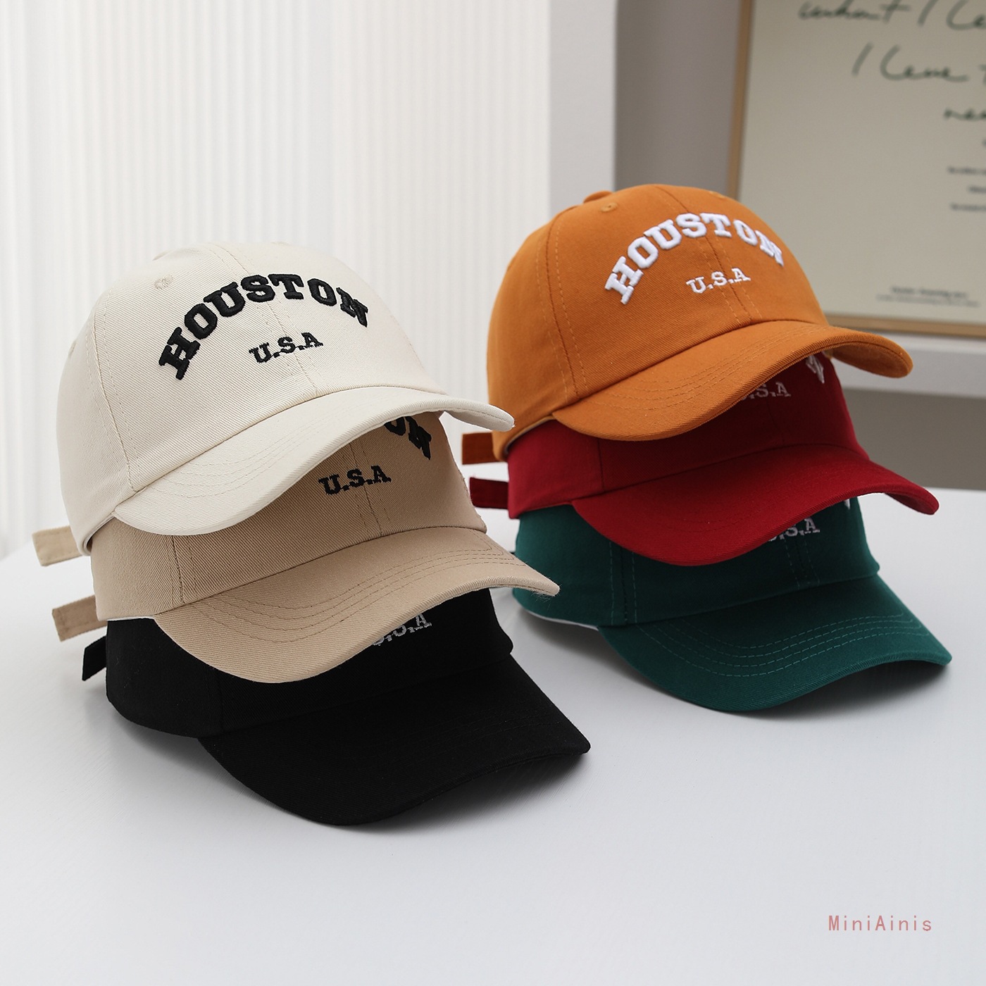 Embroidery Letter - Bestickte Buchstaben-Baseballkappe für Kinder Modische Schirmmütze