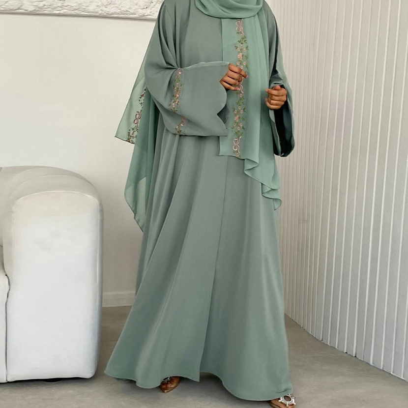 Embroidery Hijab - Dubai Abaya Hersteller Islamische Kleidung Abaya