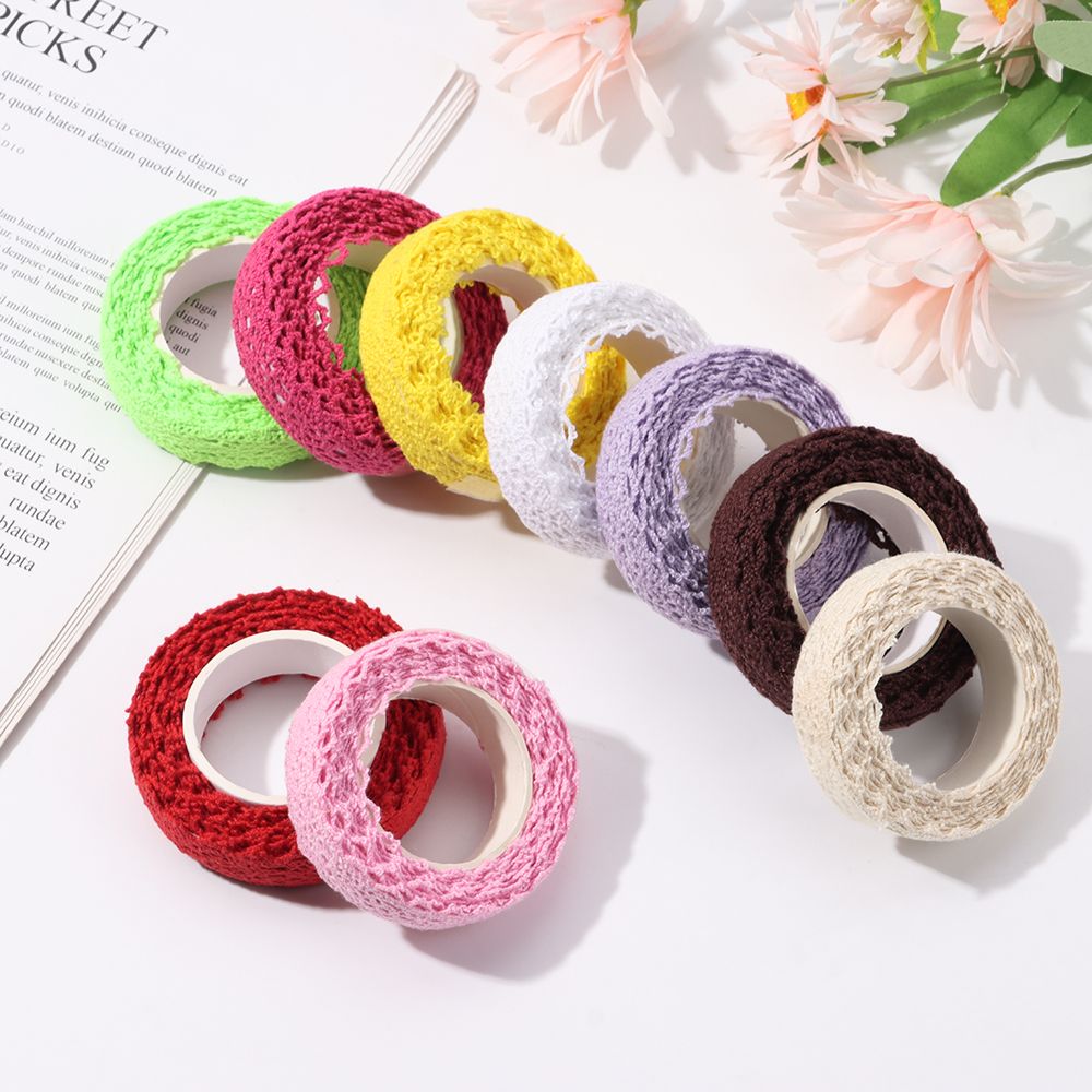 Embroidery Ribbon - 2 Meter/Rolle Hochzeitsdekoration DIY Handwerk Stickerei