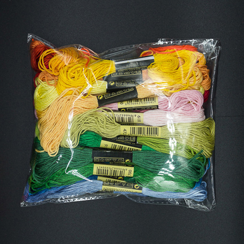 Embroidery Thread - C 24/100/50 Mehrfarbige Kreuzstich-Baumwollgarne Stickgarn-Set DIY