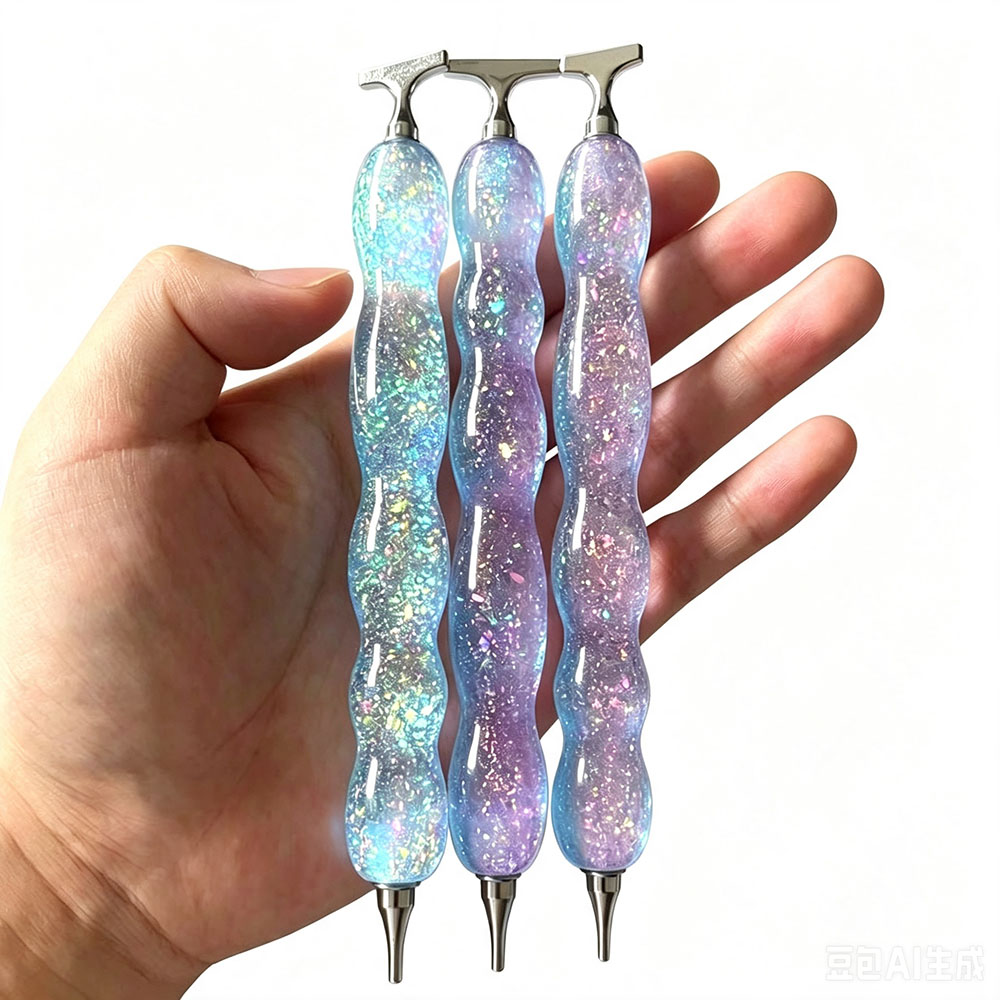 Neuer Rosa-Blauer Glänzender D – Embroidery Tools Bewertung und Preis