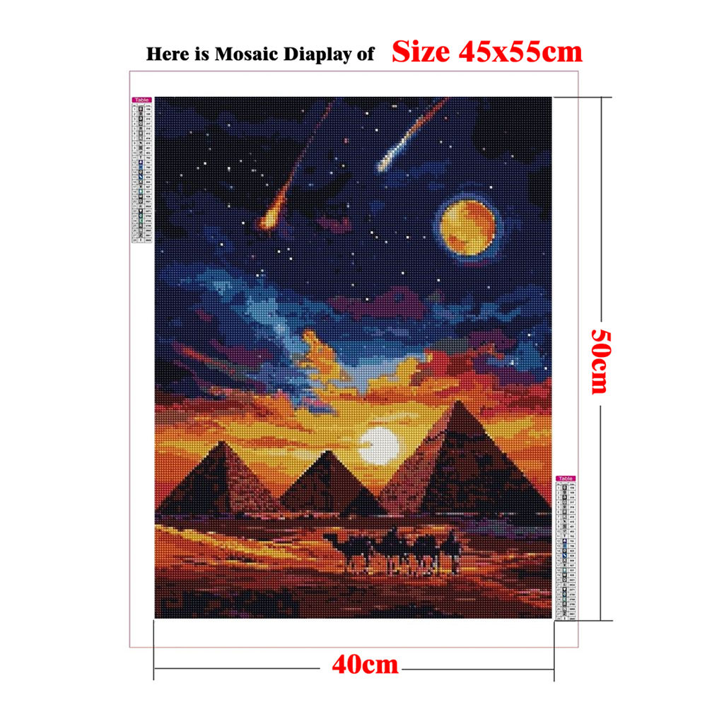 Diamant-Malerei-Set Große Pyra – Embroidery In Egypt Bewertung und Preis