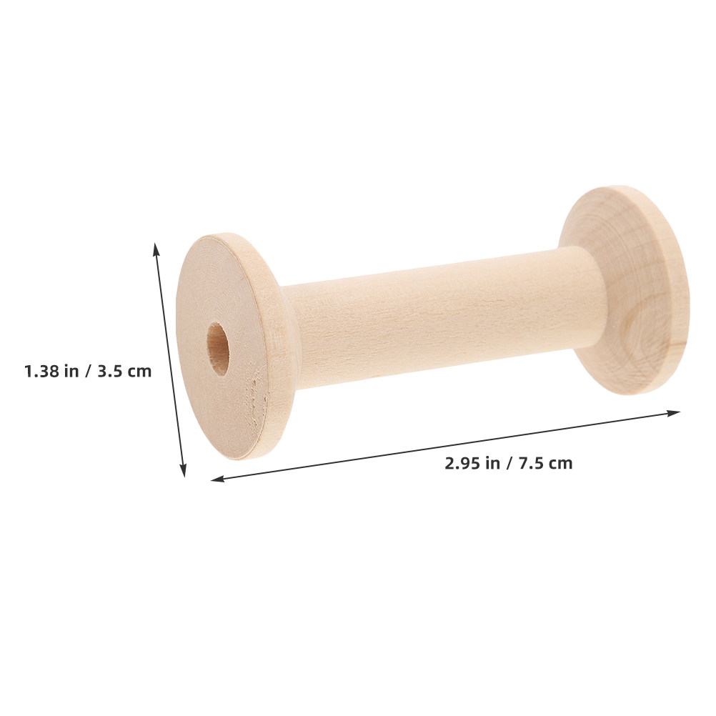 4-teiliges Set aus Holzgarnspu – Embroidery Thread Bewertung und Preis