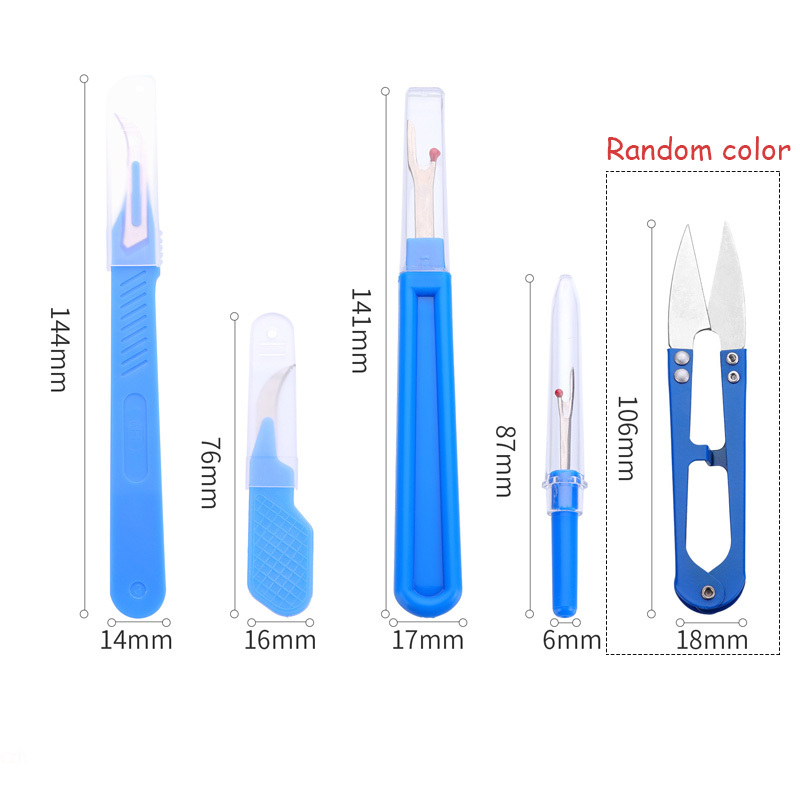 5-teiliges blaues Nähreißwerkz – Embroidery Thread Bewertung und Preis