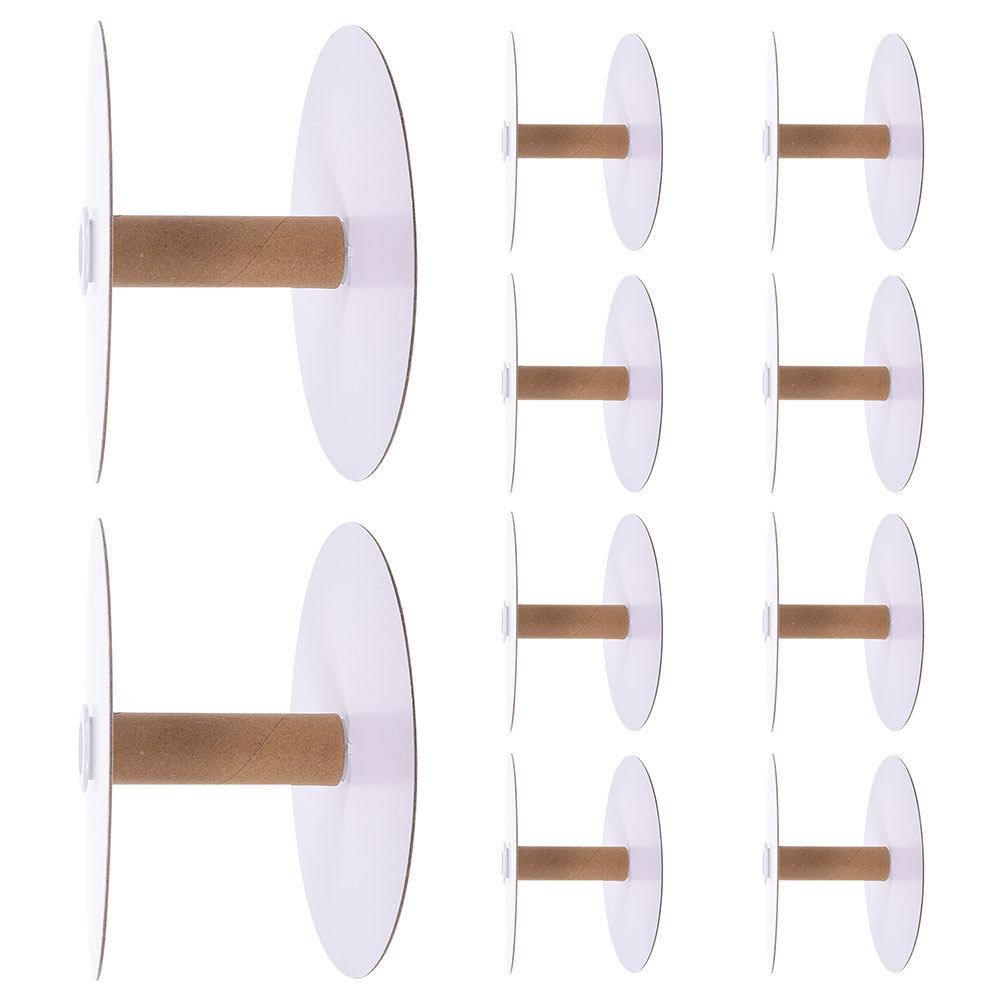 12 Stück Papier-Spulen zur Dra – Embroidery Thread Bewertung und Preis