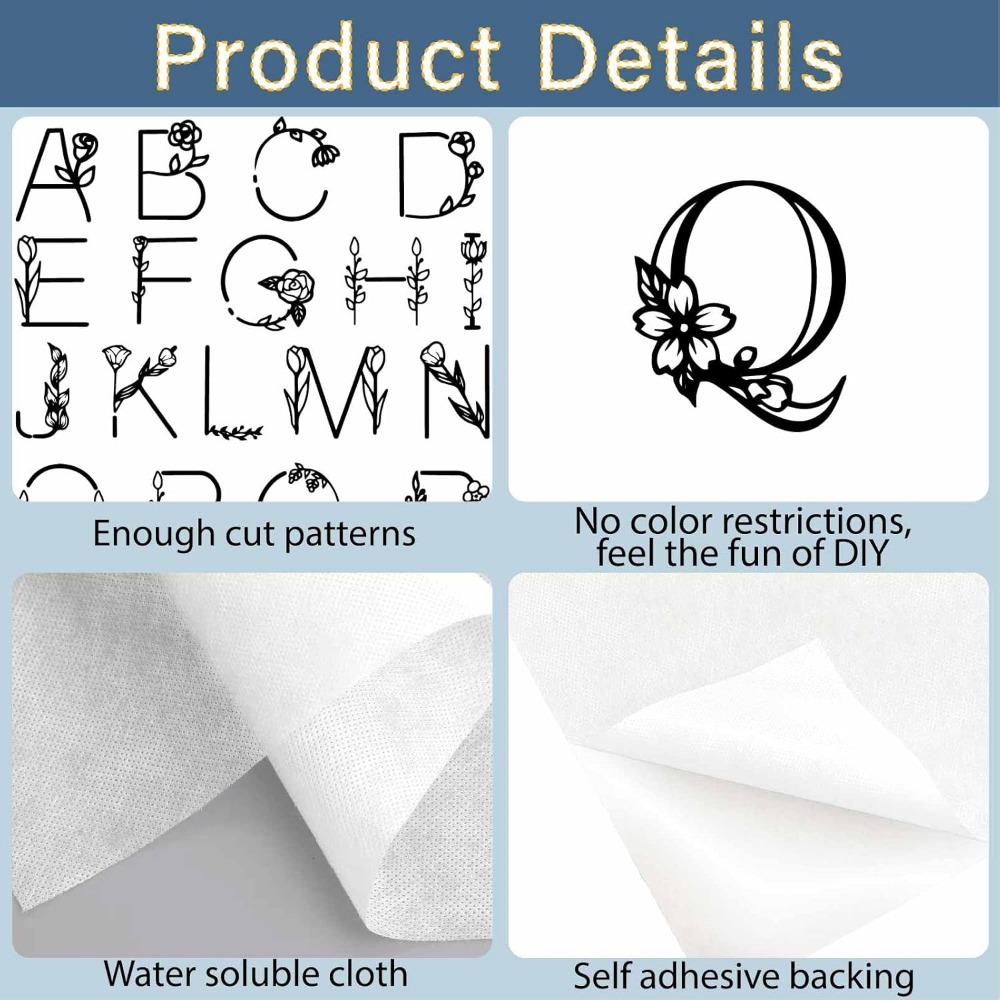 Wasserlösliche Stickstabilisat – Embroidery Letter Bewertung und Preis