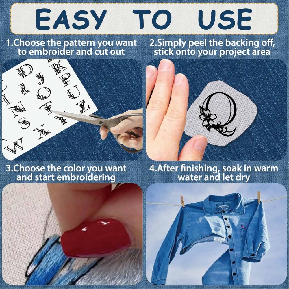 Wasserlösliche Stickstabilisat – Embroidery Letter Bewertung und Preis