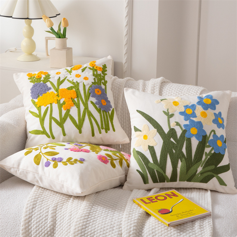 Baumwoll-Canvas-Kissenbezug mi – Embroidery Effect Bewertung und Preis