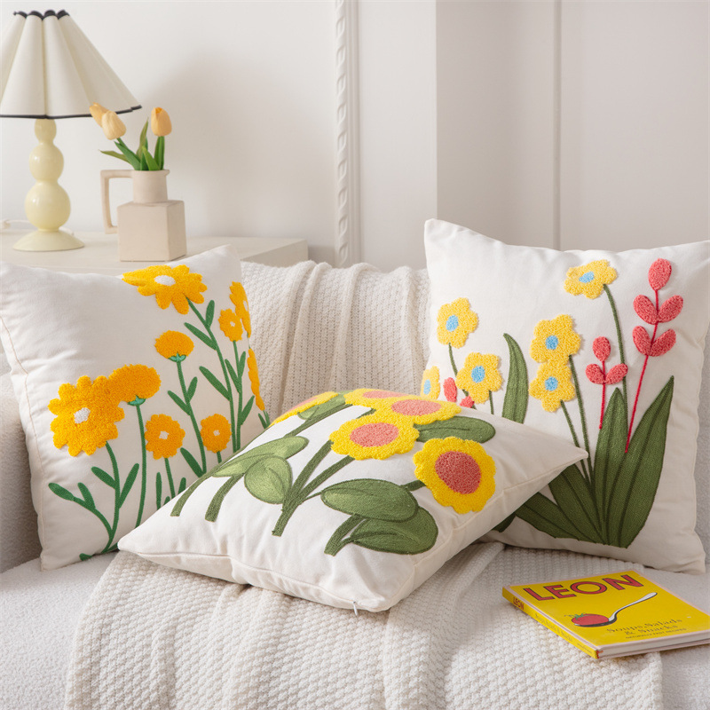 Baumwoll-Canvas-Kissenbezug mi – Embroidery Effect Bewertung und Preis