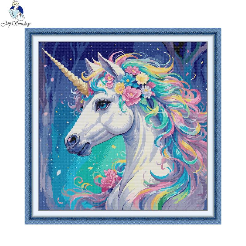 Freude Sonntag Tier Muster Kre – Embroidery Unicorn Bewertung und Preis
