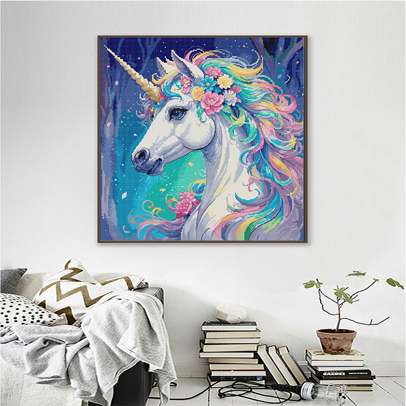 Freude Sonntag Tier Muster Kre – Embroidery Unicorn Bewertung und Preis