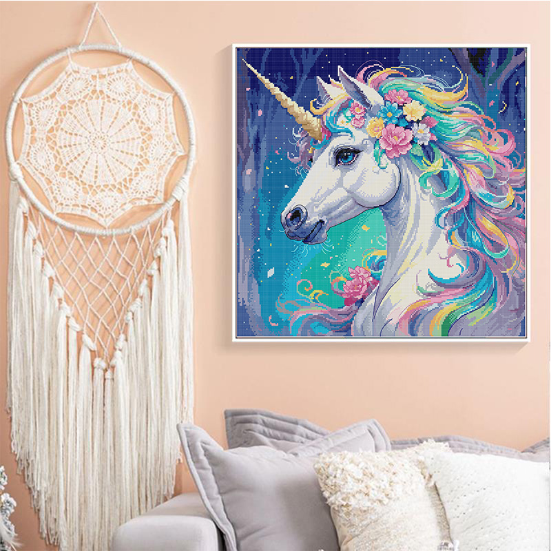 Freude Sonntag Tier Muster Kre – Embroidery Unicorn Bewertung und Preis