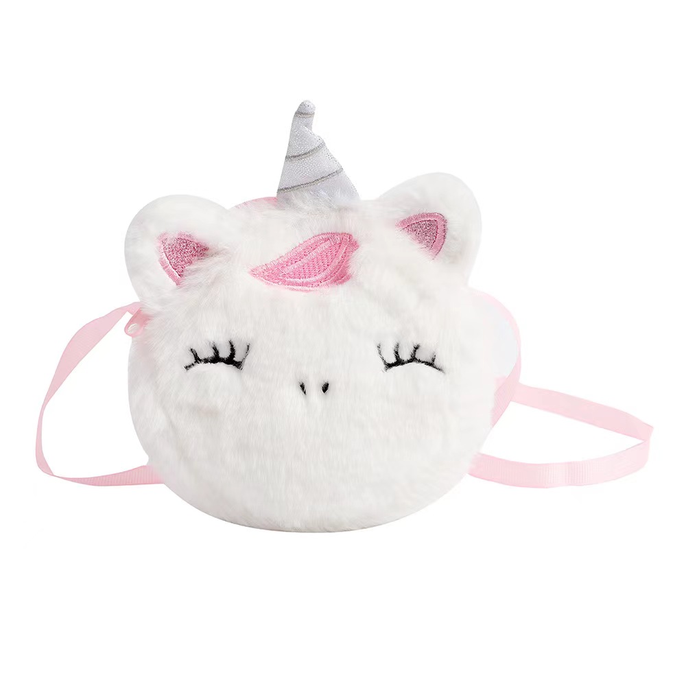 Kinder-Mode Plüsch-Schultertas – Embroidery Unicorn Bewertung und Preis