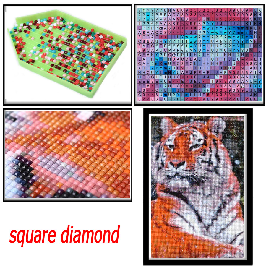 5D runde quadratische Diamants – Embroidery In Egypt Bewertung und Preis