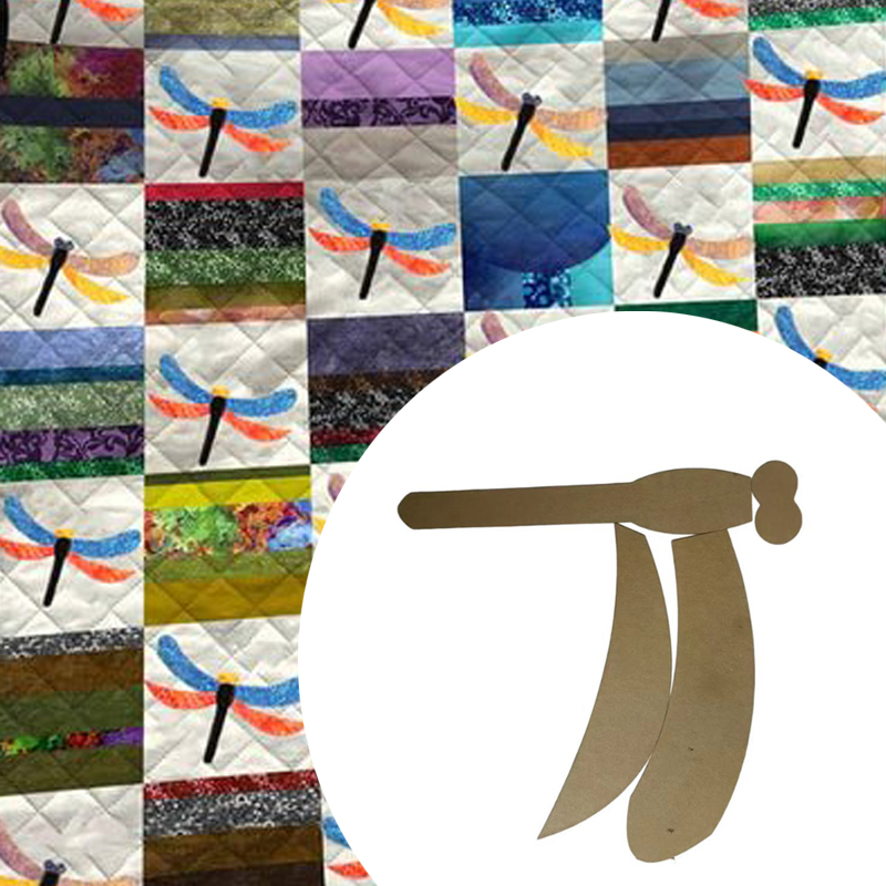 Libellen-Quilt-Vorlage, transp – Embroidery Tools Bewertung und Preis