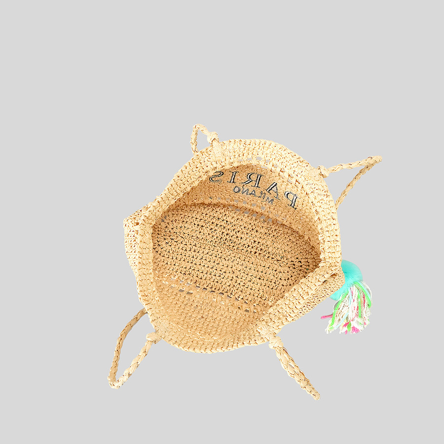 Lässige hohle Stroh-Einkaufsta – Embroidery Bali Bewertung und Preis