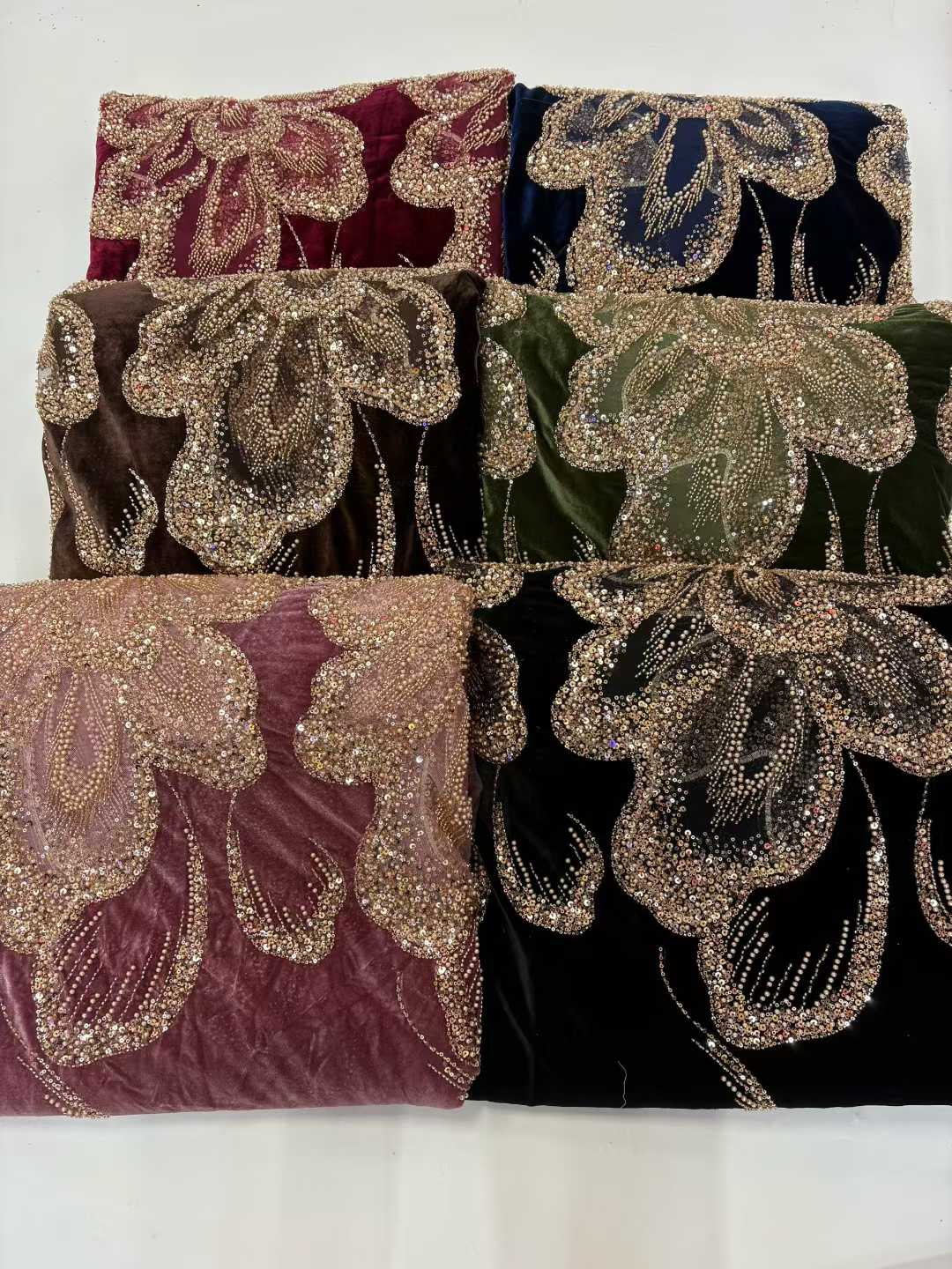 Afrikanischer Samt-Perlen-Schw – Embroidery Abaya Bewertung und Preis