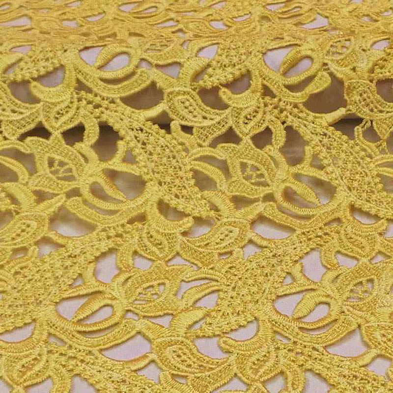 High-End-Spitzenstoff, gelbe S – Embroidery Yellow Dress Bewertung und Preis
