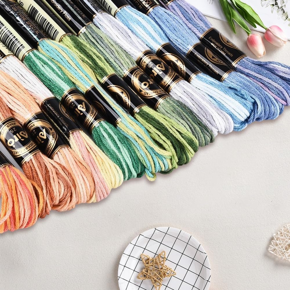 12 Stränge 105 Yards Kreuzstic – Embroidery Thread Bewertung und Preis