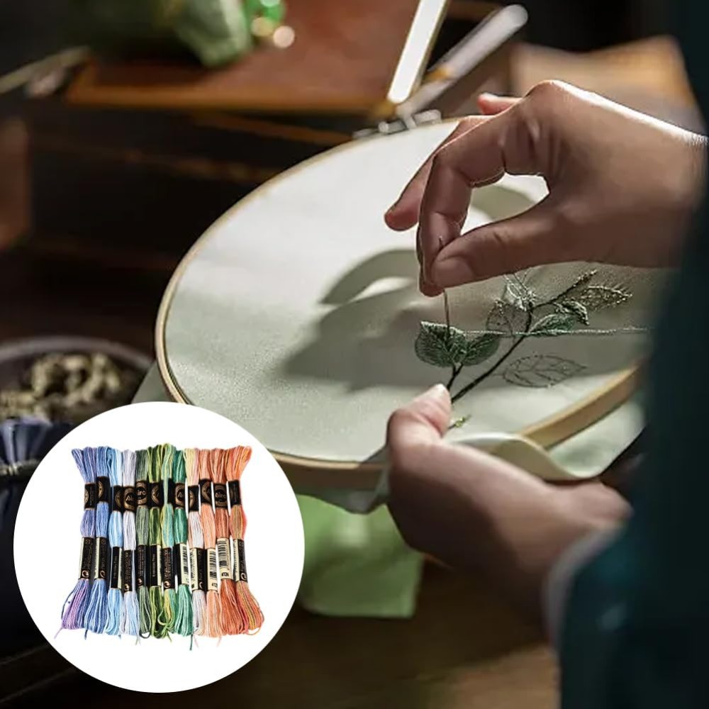 12 Stränge 105 Yards Kreuzstic – Embroidery Thread Bewertung und Preis