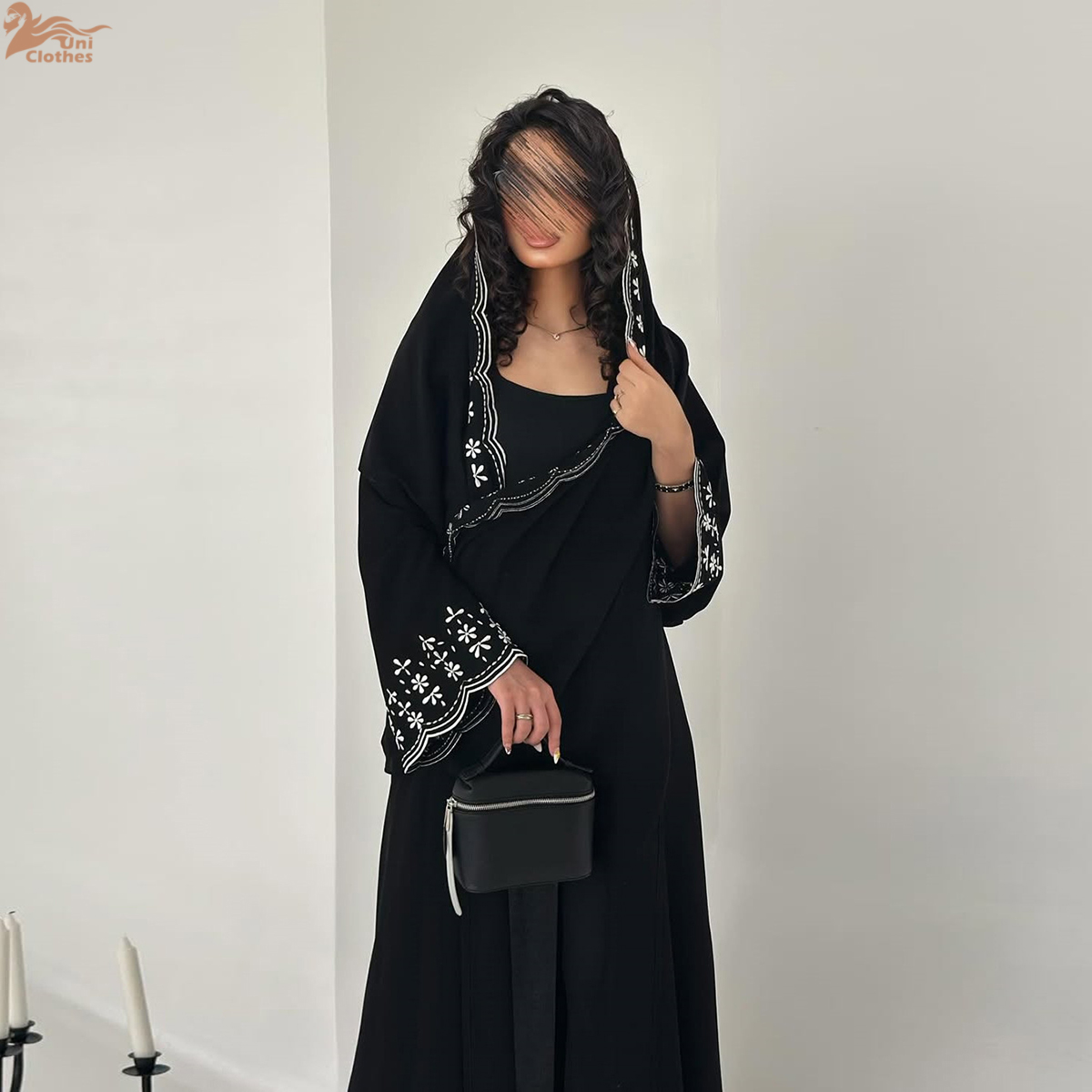 Luxuriöse Bestickte Ärmel-Stri – Embroidery Hijab Bewertung und Preis
