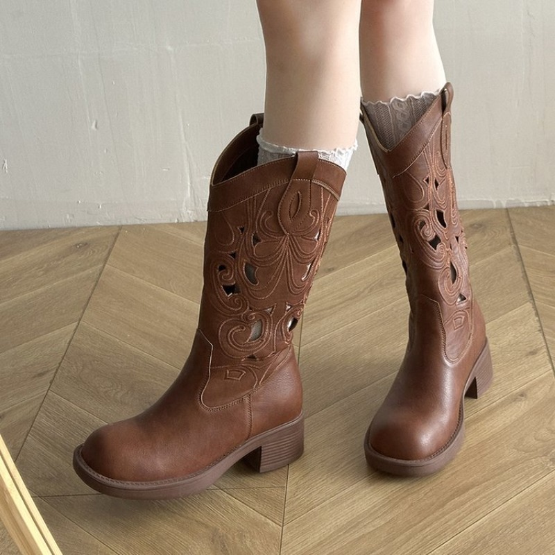 Damen Western Cowboy Stiefel m – Embroidery Outfit Bewertung und Preis