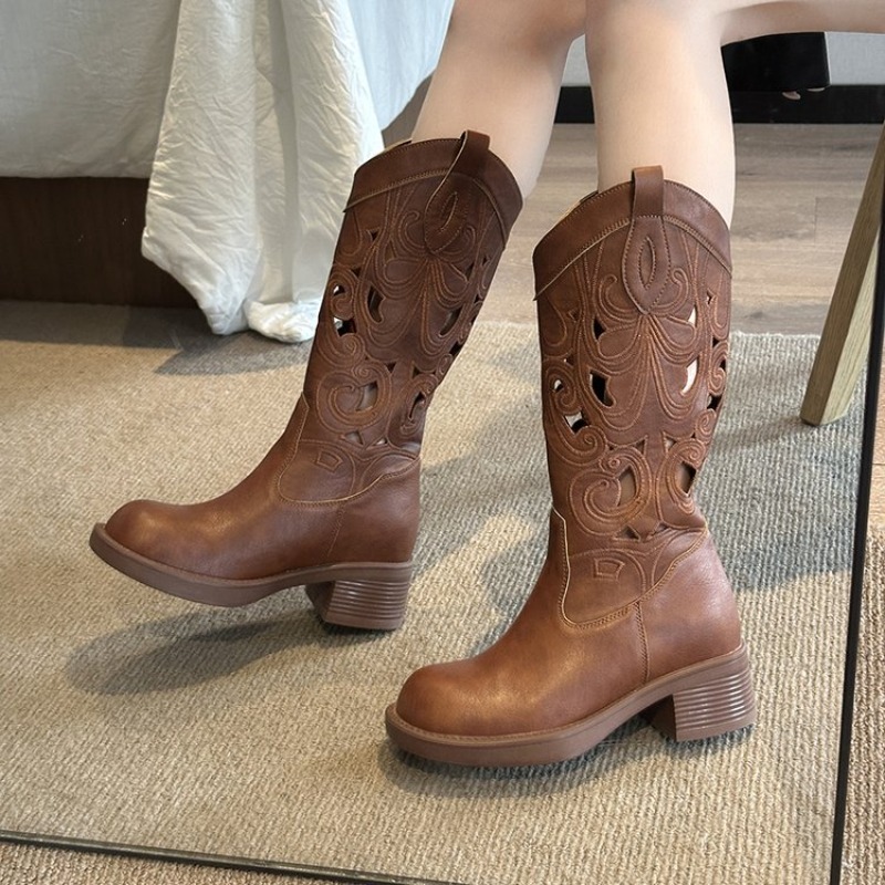 Damen Western Cowboy Stiefel m – Embroidery Outfit Bewertung und Preis