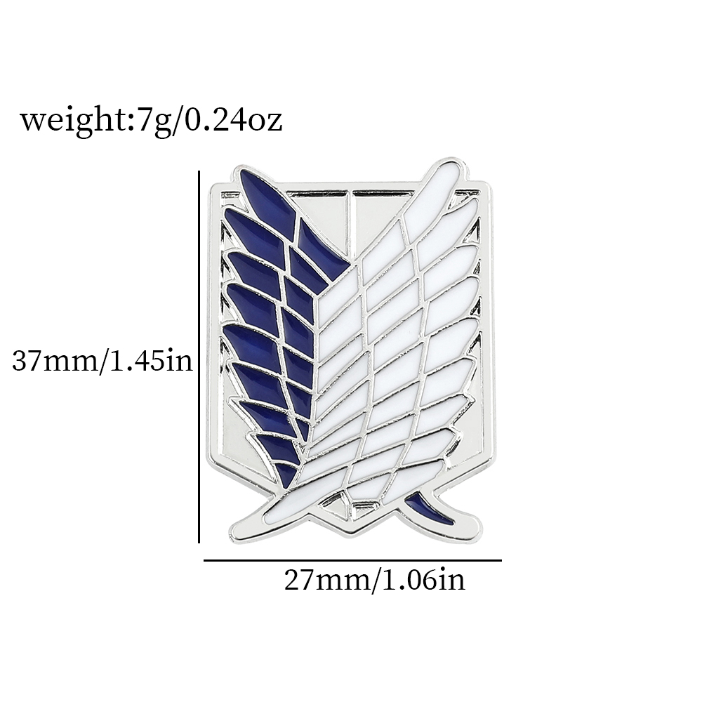 Anime Attack on Titan Emaille- – Embroidery Outfit Bewertung und Preis