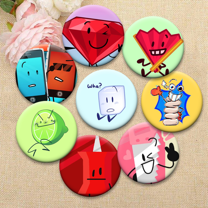Runde Kreative Pins BFDI Memes – Embroidery Bali Bewertung und Preis