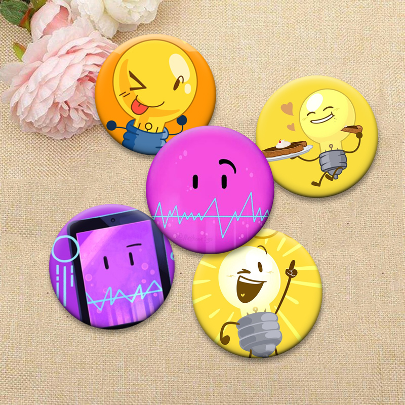 Runde Kreative Pins BFDI Memes – Embroidery Bali Bewertung und Preis