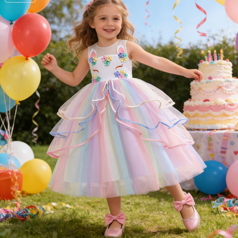 Karnevalskleidung Mädchen Bunt – Embroidery Unicorn Bewertung und Preis