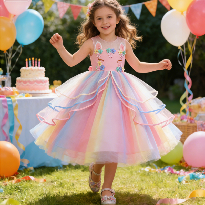 Karnevalskleidung Mädchen Bunt – Embroidery Unicorn Bewertung und Preis