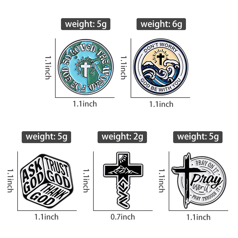 Fragen Sie Gott, vertrauen Sie – Embroidery Initials Bewertung und Preis