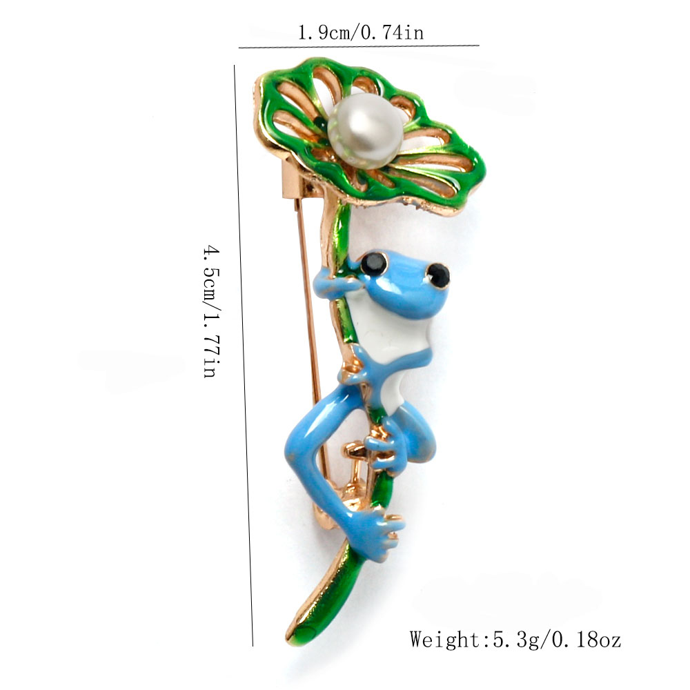 Emaille-Frosch-Broschen für Da – Embroidery Bali Bewertung und Preis