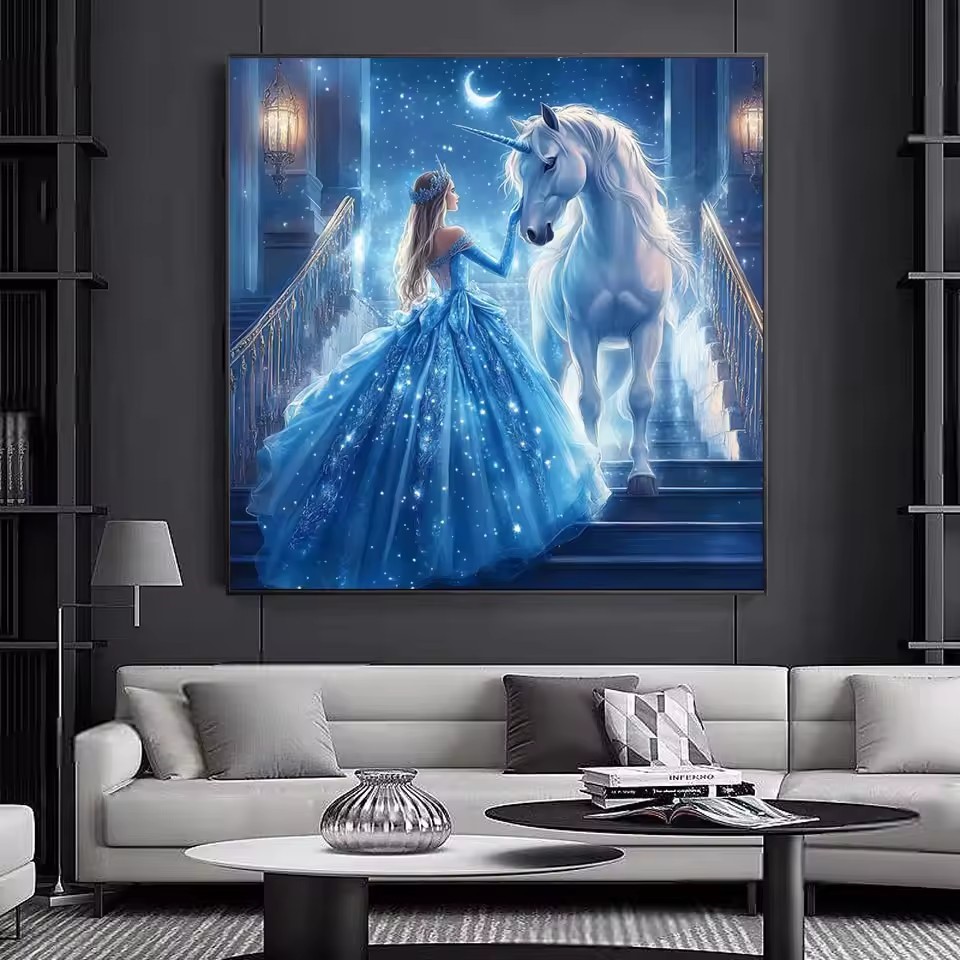 5D Diamant Malerei Mädchen Ein – Embroidery Unicorn Bewertung und Preis
