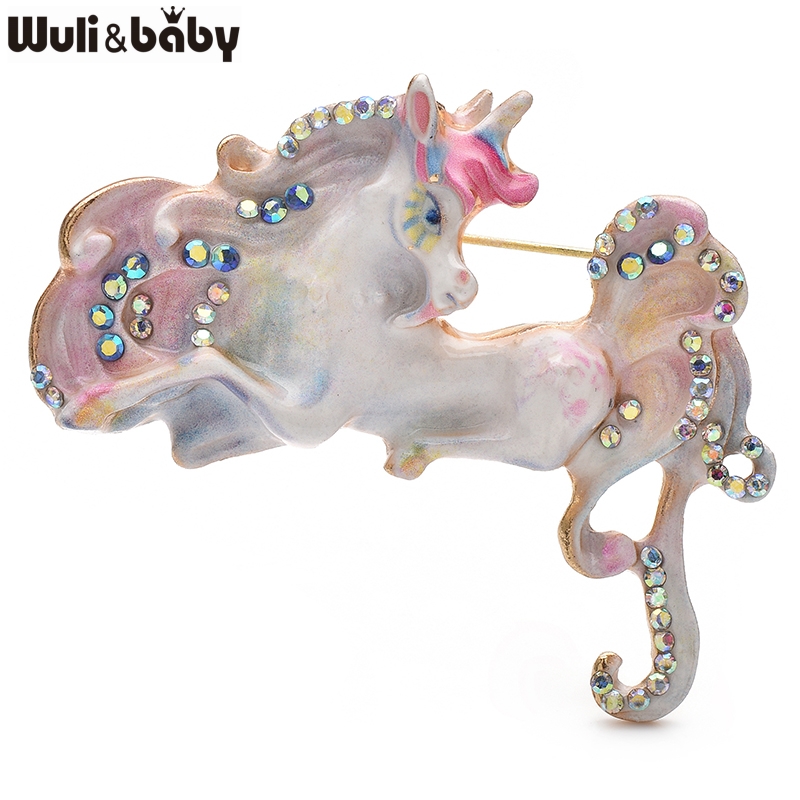 Wuli&baby Schöne Emaille Pferd – Embroidery Unicorn Bewertung und Preis