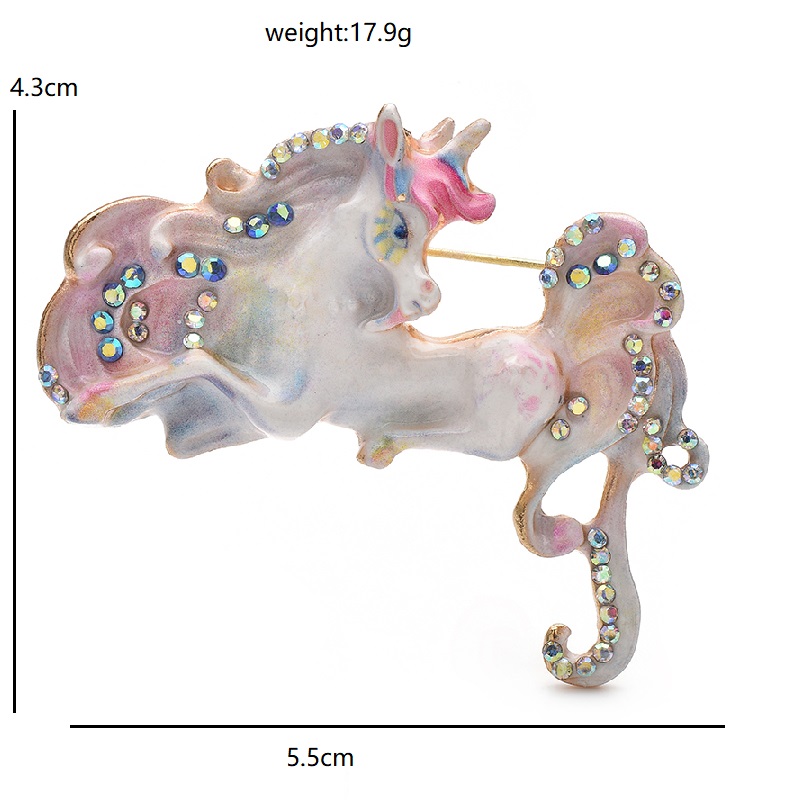 Wuli&baby Schöne Emaille Pferd – Embroidery Unicorn Bewertung und Preis