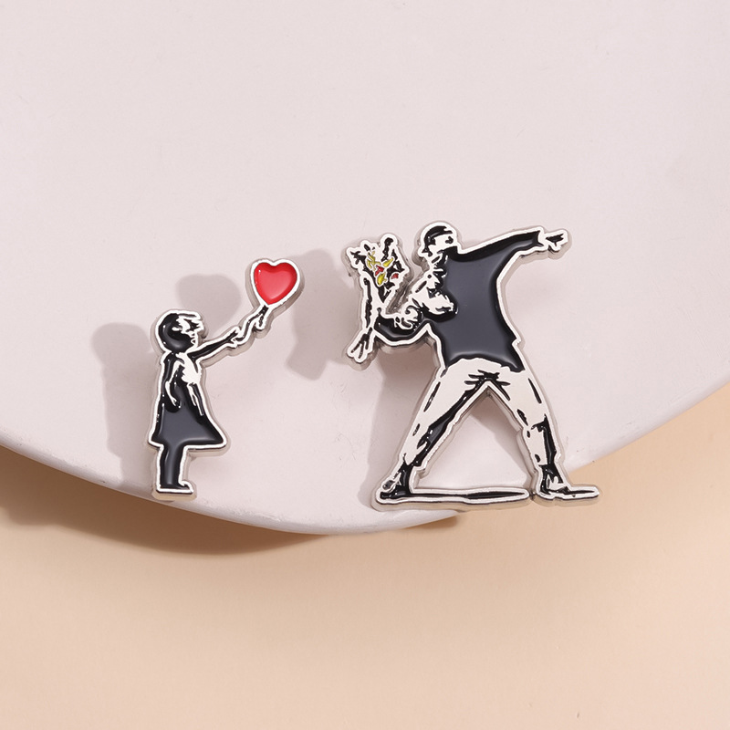 Klassische Banksy-Kunst-Design – Embroidery Bali Bewertung und Preis