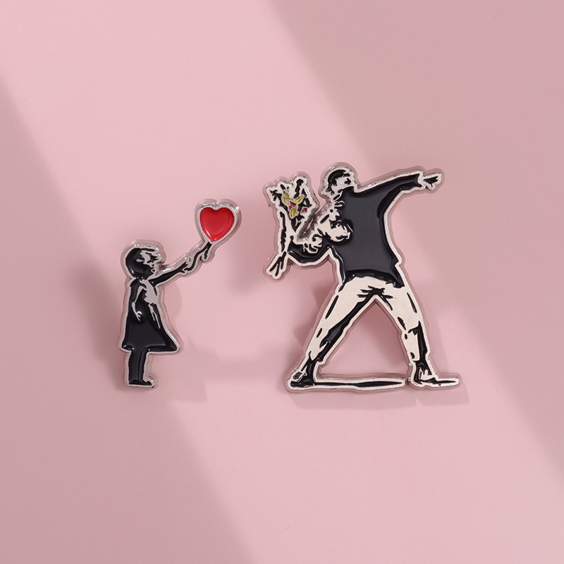 Klassische Banksy-Kunst-Design – Embroidery Bali Bewertung und Preis