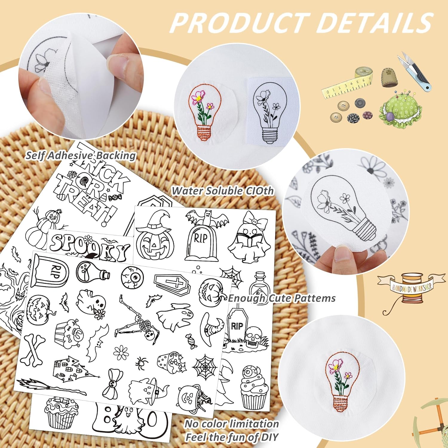Wasserlösliches Stabilisator-S – Embroidery Web Bewertung und Preis